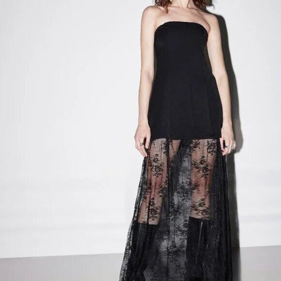 twik Dresses & Skirts - NWT Lace skirt maxi tube dress Made in Italy